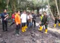 Menko PMK Tinjau Lokasi Banjir Lahar Dingin Semeru Disambut Bupati Didampingi Wakapolres