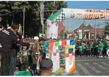 Kegiatan Mancal Bareng HUT TNI ke-78 Mendapat Apresiasi dari Ketua DPRD Lumajang