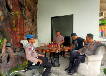 Pasca PEMILU, Polisi di Lumajang lakukakan sambang warga