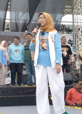 Bunda Indah Klaim Prabowo-Gibran Menang 52 Persen Berdasarkan Berbagai Lembaga Survey