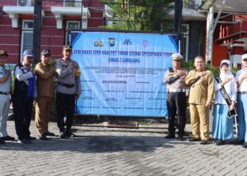 Kapolres Lumajang Ajak Pelajar SMAN 2 Lumajang Deklarasi Zero Knalpot Tidak Sesuai Teknis