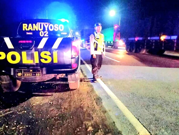Cegah Begal, Polsek Ranuyoso Galakkan Blue Light Patrol