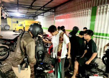 Patroli Hunting, Tim Sus dengan Polsek Jajaran Antisipasi Kriminalitas Malam Hari