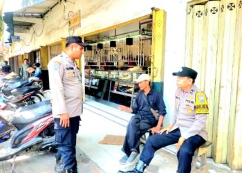 Berikan Rasa Aman, Polisi Rutin Patroli Di Pasar Pasar Kunir