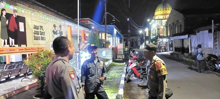 Cipkon di Momen Lebaran, Polsek Sukodono Patroli Dialogis ke Warga Desa Karangsari