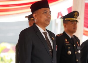 H. Akhmat Wakil Ketua DPRD Lumajang Hadiri Upacara HUT Bhayangkar Ke-78