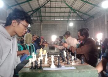 Belum Selesai 100 % Gedung Serbaguna Perumahan Biting Kutorenon Dipakai Open Turnamen Catur