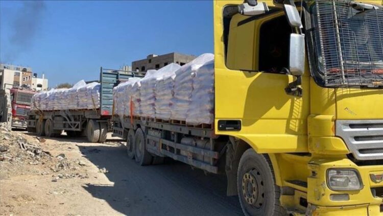 PBB Mengkonfirmasi Bahwa Sebanyak 808 Truk Bantuan Kemanusiaan Memasuki Gaza