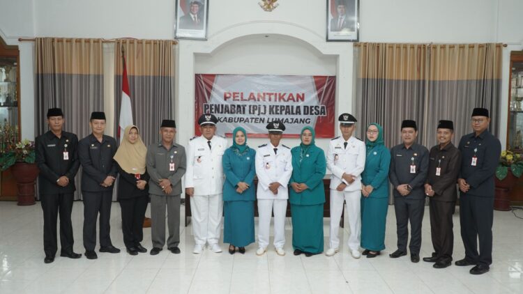 Pj. Bupati Lumajang Resmi Lantik Tiga Penjabat Kepala Desa