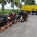 Aksi Balap Liar di JLS Dibubarkan Polres Lumajang, Puluhan Motor Diamankan