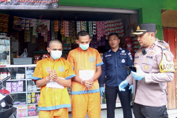 Tertangkap! 2 Tersangka Maling Sepeda Motor di Sukodono Lumajang