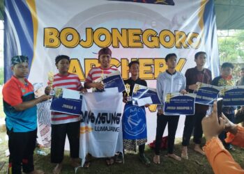 Borong 15 Trophy, Klub Panahan Lumajang ‘Menyala’ di Festival Panahan Bojonegoro