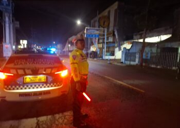 Satlantas Polres Lumajang Intensifkan Patroli Malam Antisipasi Balap Liar
