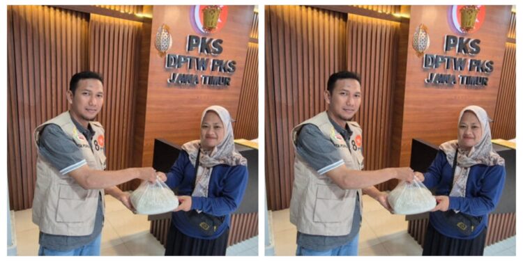 ATM Beras PKS Jatim Aksi Nyata Pelayanan dan Rasa Cinta Terhadap Rakyat