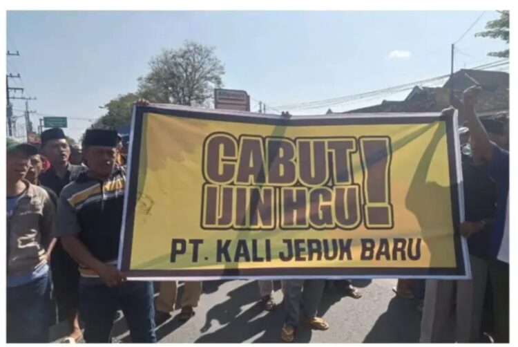 Demo Desak HGU PT. Kali Jeruk Lumajang Dicabut