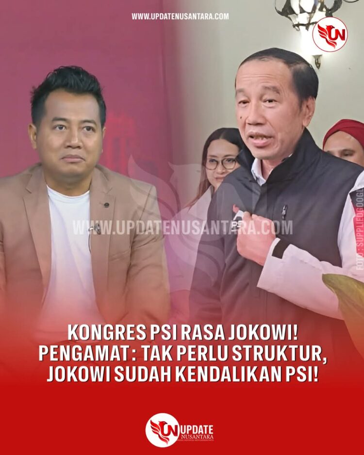 Kongres PSI Rasa Jokowi: Adi Prayitno Nilai Dukungan Jokowi Tak Sekadar Gestur Politik