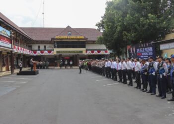 Polres Lumajang Gelar Apel Operasi Patuh Semeru 2025, Berikut Pelanggaran Yang Akan Ditilang