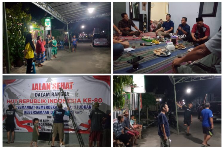 Jalan Sehat RW 11 Perumahan Bumi Biting Indah Kutorenon Lumajang, Ada Banyak Door prize dan Hiburan