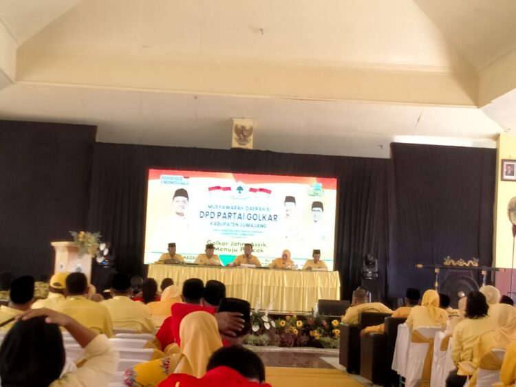 Terpilih Secara Aklamasi Suigsan Kembali Pimpin Golkar Lumajang