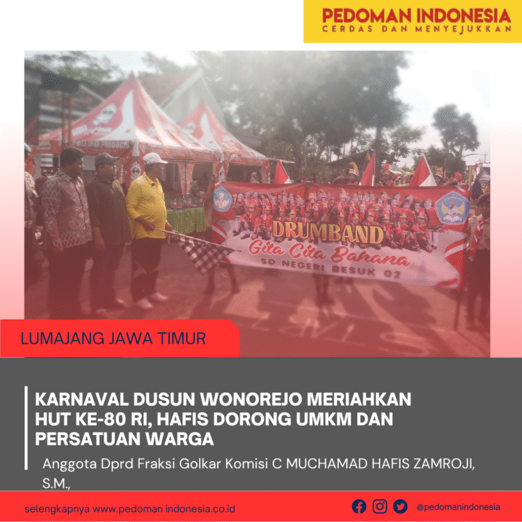 Karnaval Dusun Wonorejo Meriahkan HUT ke-80 RI, Hafis: Dorong UMKM dan Persatuan Warga