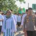 Kapolres Lumajang Hadiri Upacara Hari Santri, Ajak Santri Perkuat Persatuan dan Toleransi