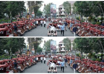 Pemkab Bondowoso Digelontor Ratusan Becak Listrik