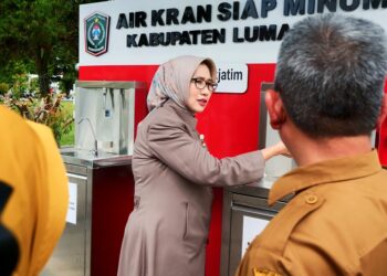 Respons Bunda Indah atas Laporan Kondisi Alun-Alun Lumajang