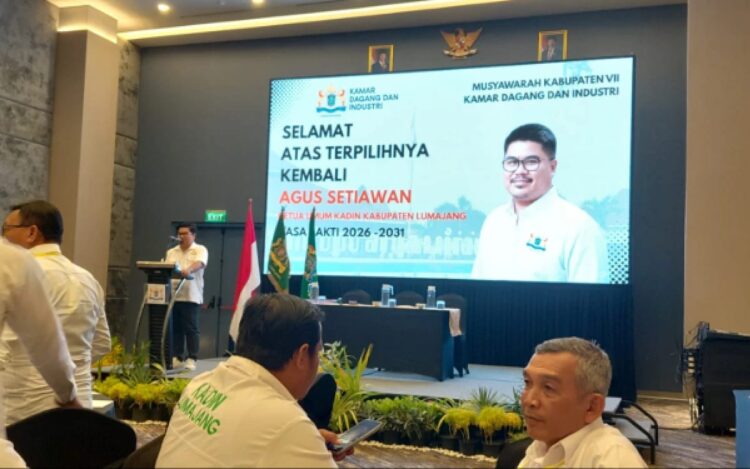 Agus Setiawan Kembali Nahkodai Kadin Lumajang, Perkuat Struktur Pengurus Muda