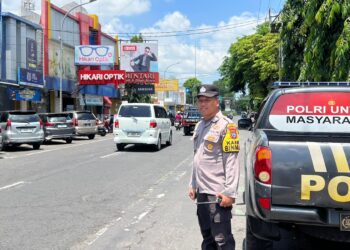 Bhabinkamtibmas Polsek Lumajang Kota Intensifkan Patroli Siang, Antisipasi 3C