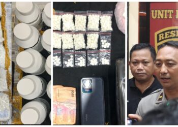 Dua Pengedar Okerbaya Ditangkap Puluhan Ribu Butir Pil Logo Y Diamankan