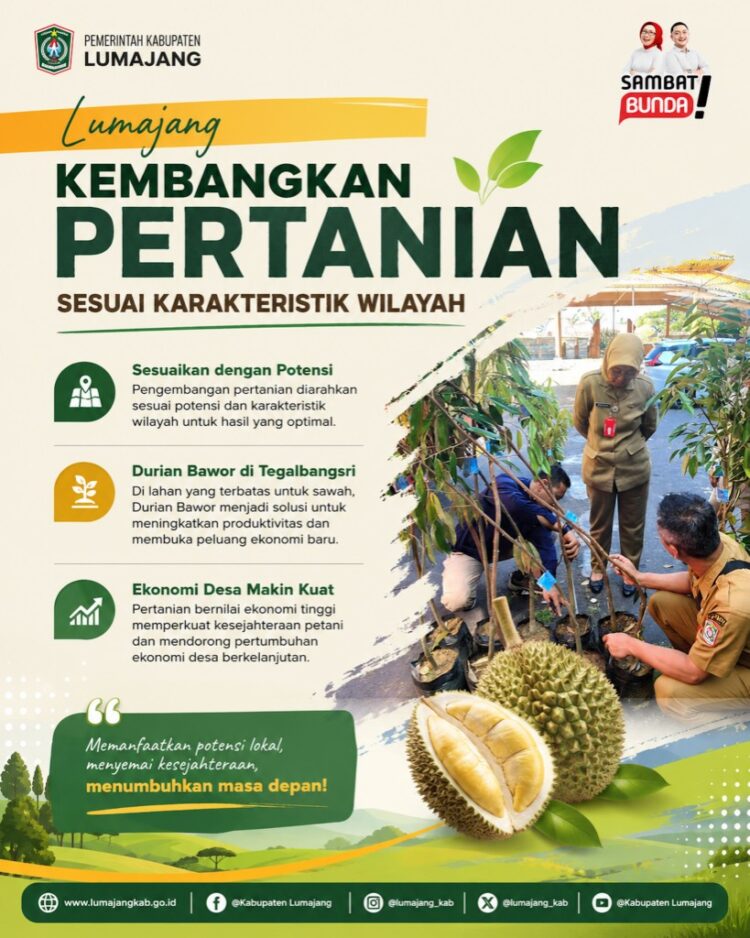Kembangkan Pertanian Sesuai Karakteristik
